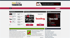 Desktop Screenshot of pokertournews.com